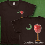 Carolina Teacher Palmetto Moon Two-Sided Deluxe Shirt