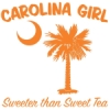 Orange Carolina Girl Sweeter than Sweet Tea